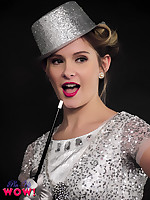 Two erotic girls use magic to toss each other clothes.